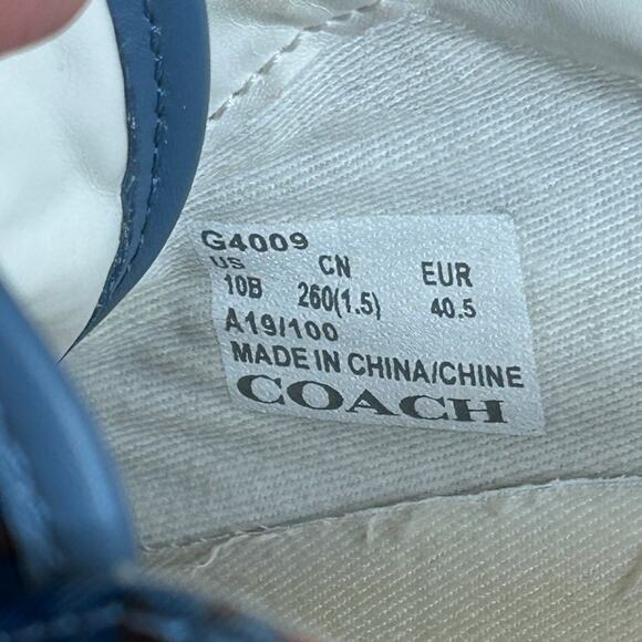 Coach Porter Floral Print Sneakers Women's Size 10B Feminine Preppy - Picture 9 of 9